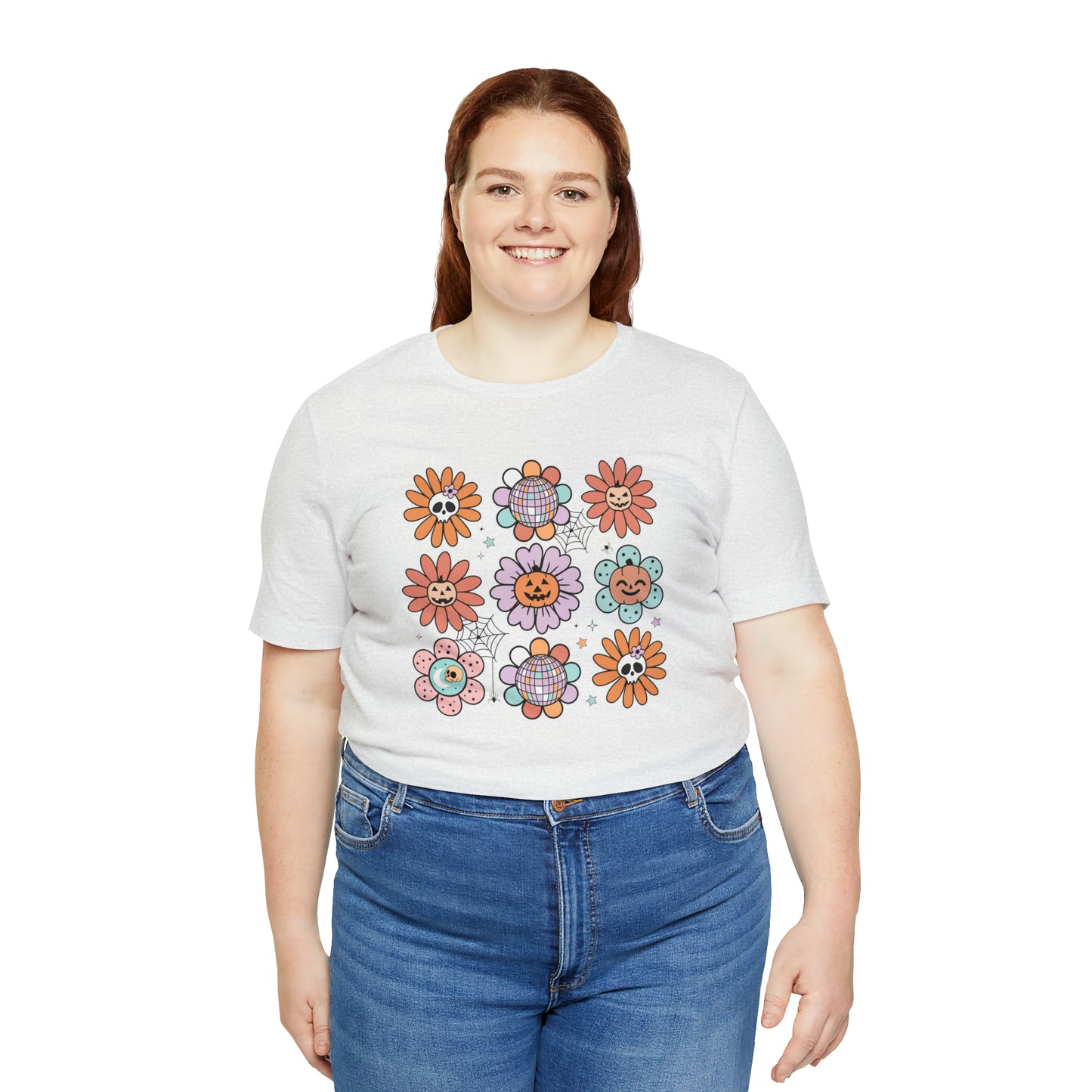 Retro Pumpkin Webbed Tee - Adult