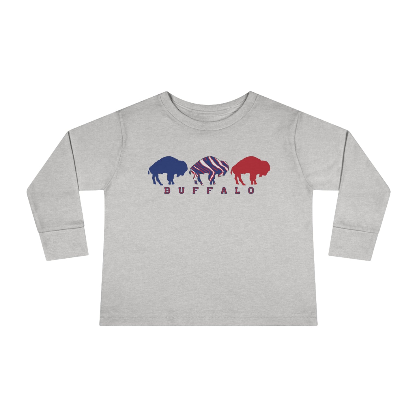 "Buffalo Mini March" Toddler Long Sleeve Tee