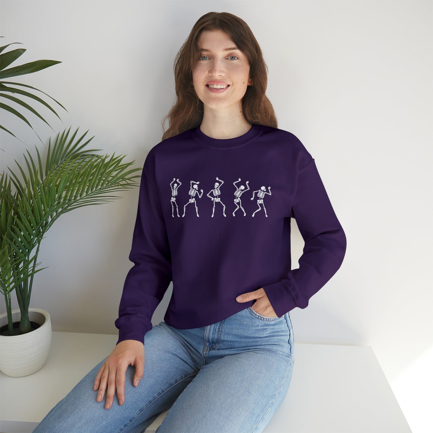 Skeleton Groove Crewneck