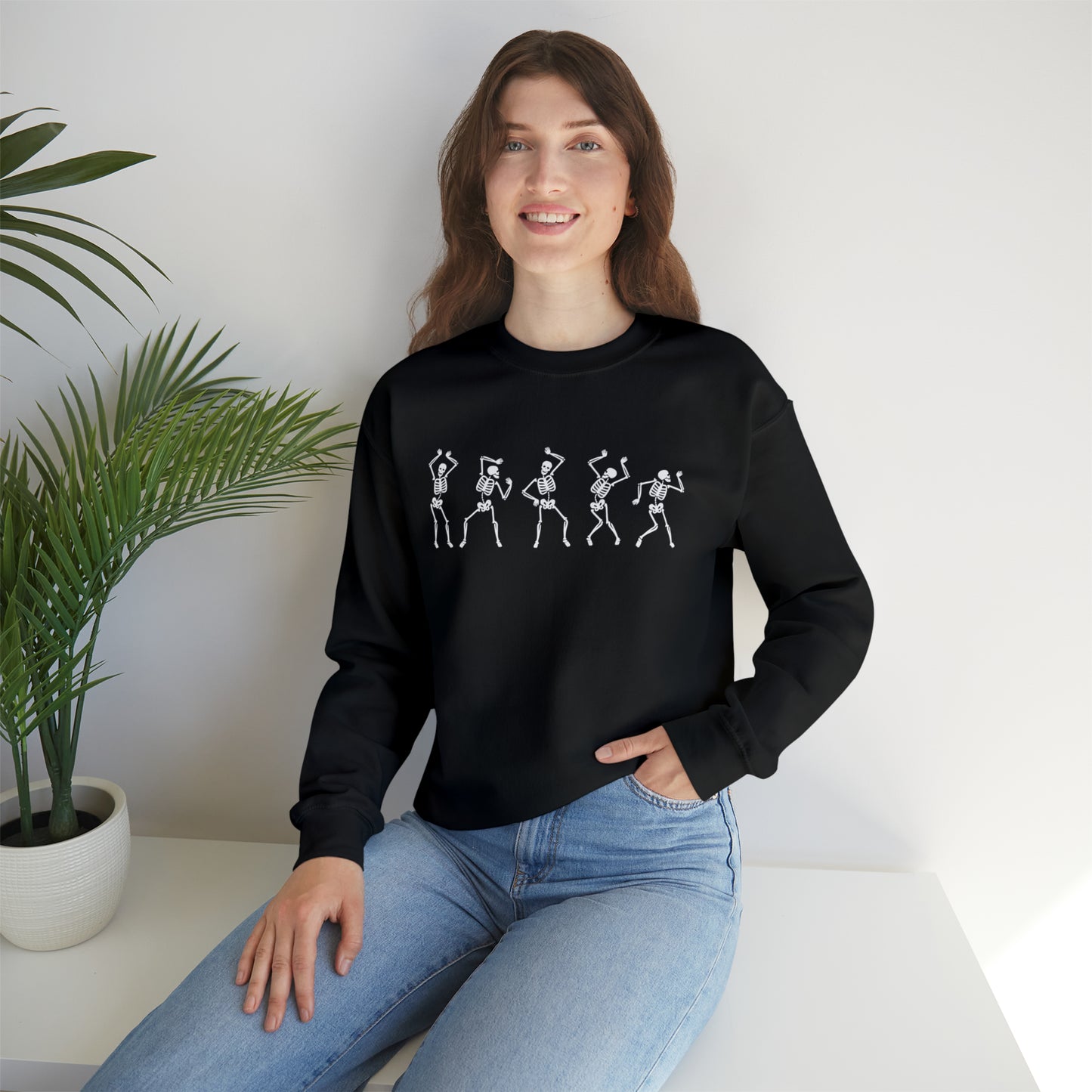 Skeleton Groove Crewneck