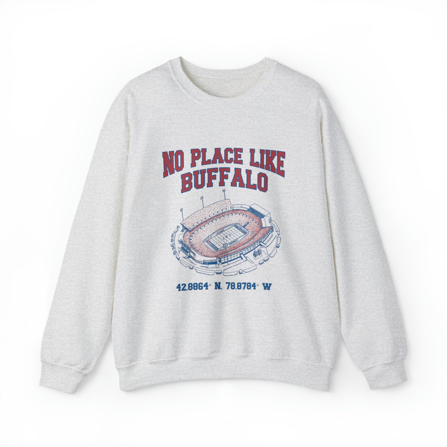 "No Place Like Buffalo" Unisex Heavy Blend™ Crewneck Sweatshirt