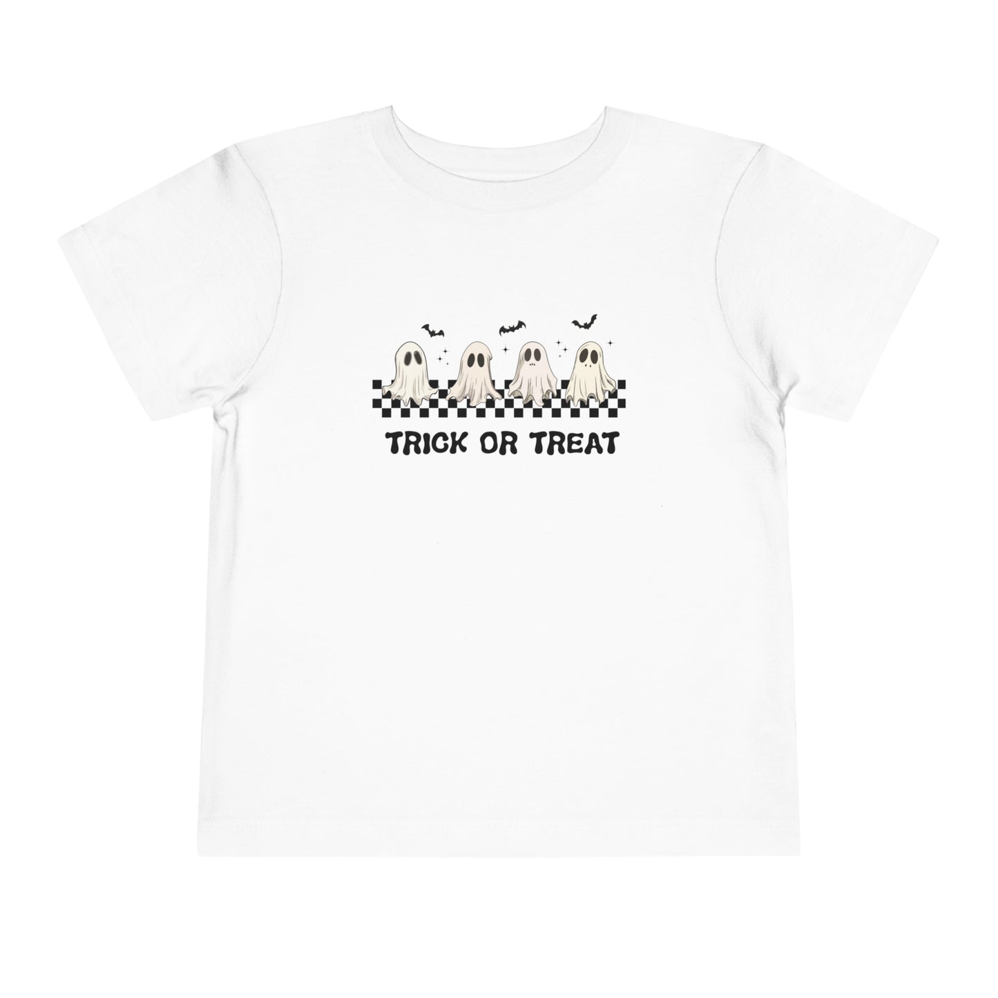Toddler's Spooky Checkered Tee