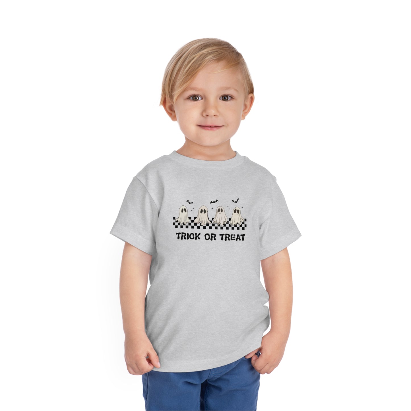 Toddler's Spooky Checkered Tee
