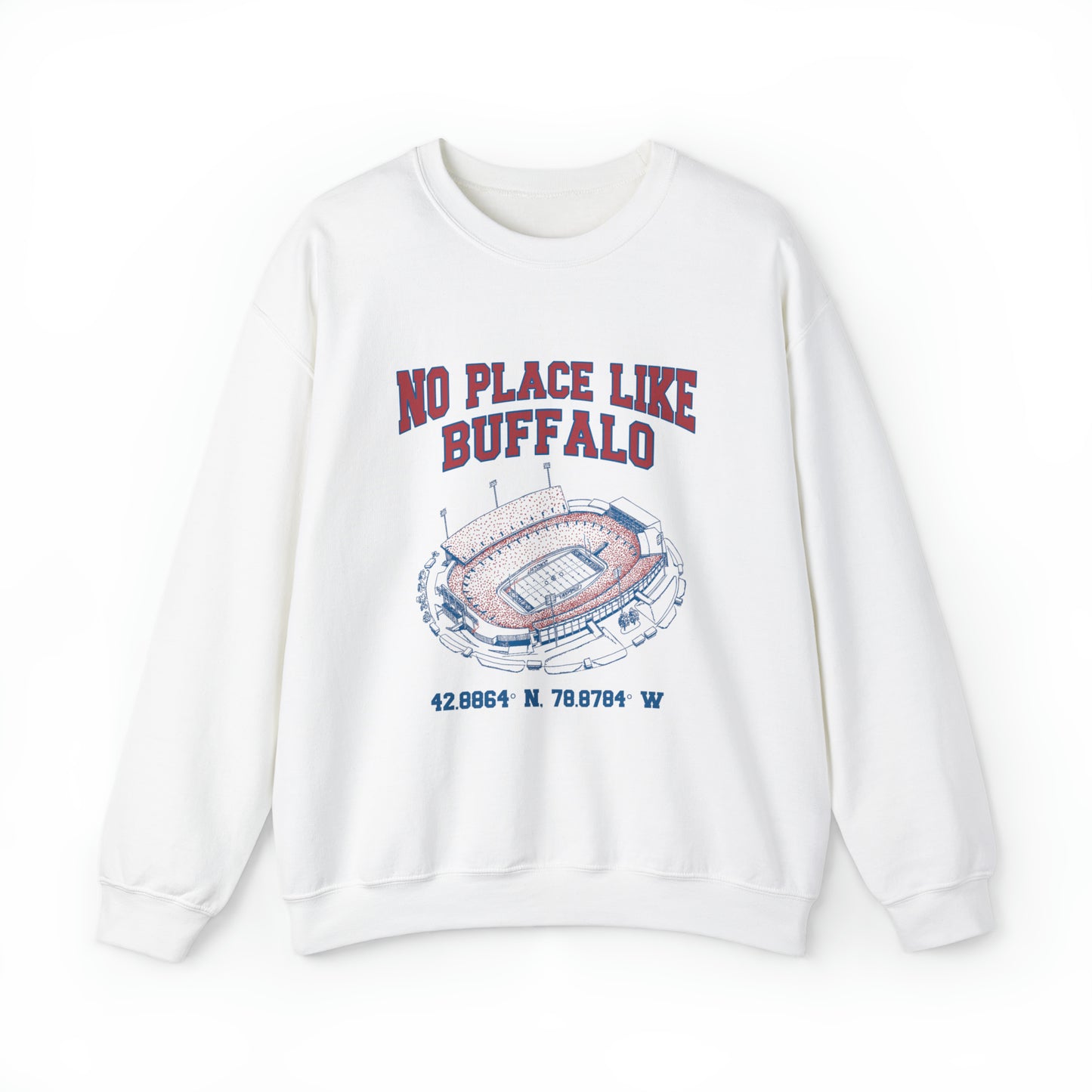 "No Place Like Buffalo" Unisex Heavy Blend™ Crewneck Sweatshirt