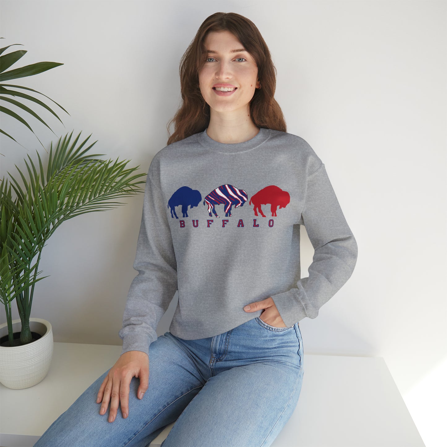 Buffalo Parade Unisex Heavy Blend™ Crewneck Sweatshirt
