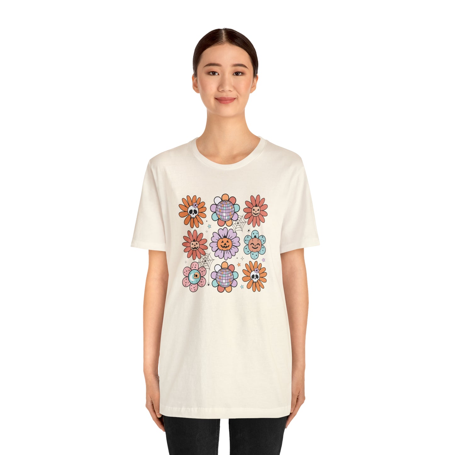 Retro Pumpkin Webbed Tee - Adult