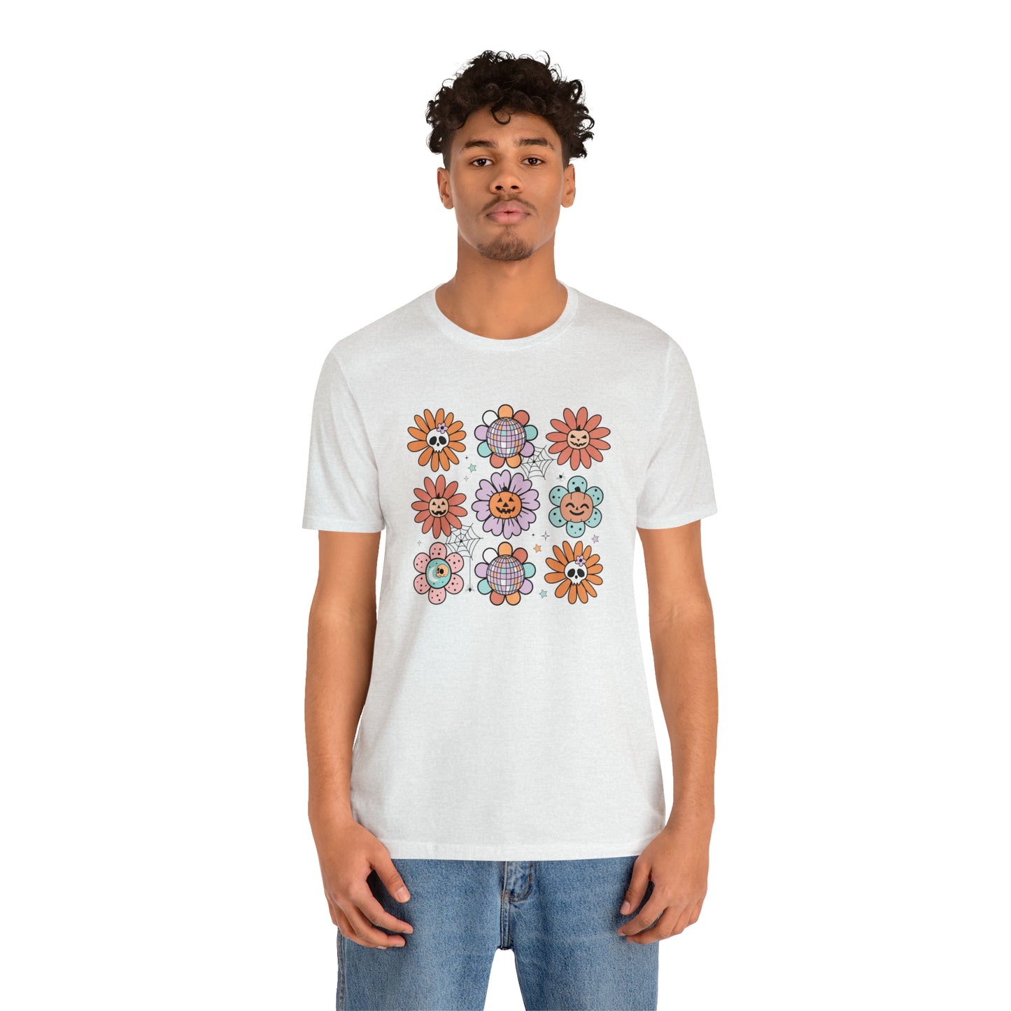 Retro Pumpkin Webbed Tee - Adult