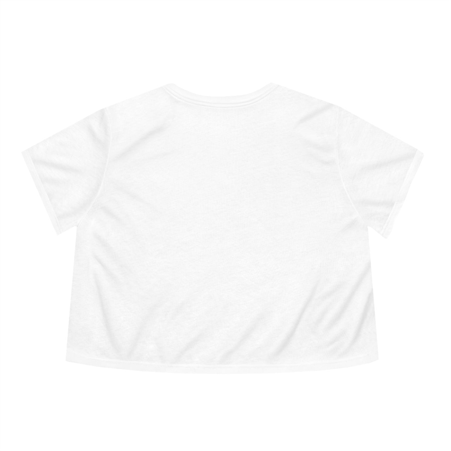 Women's Spooky Checkered Cropped Tee