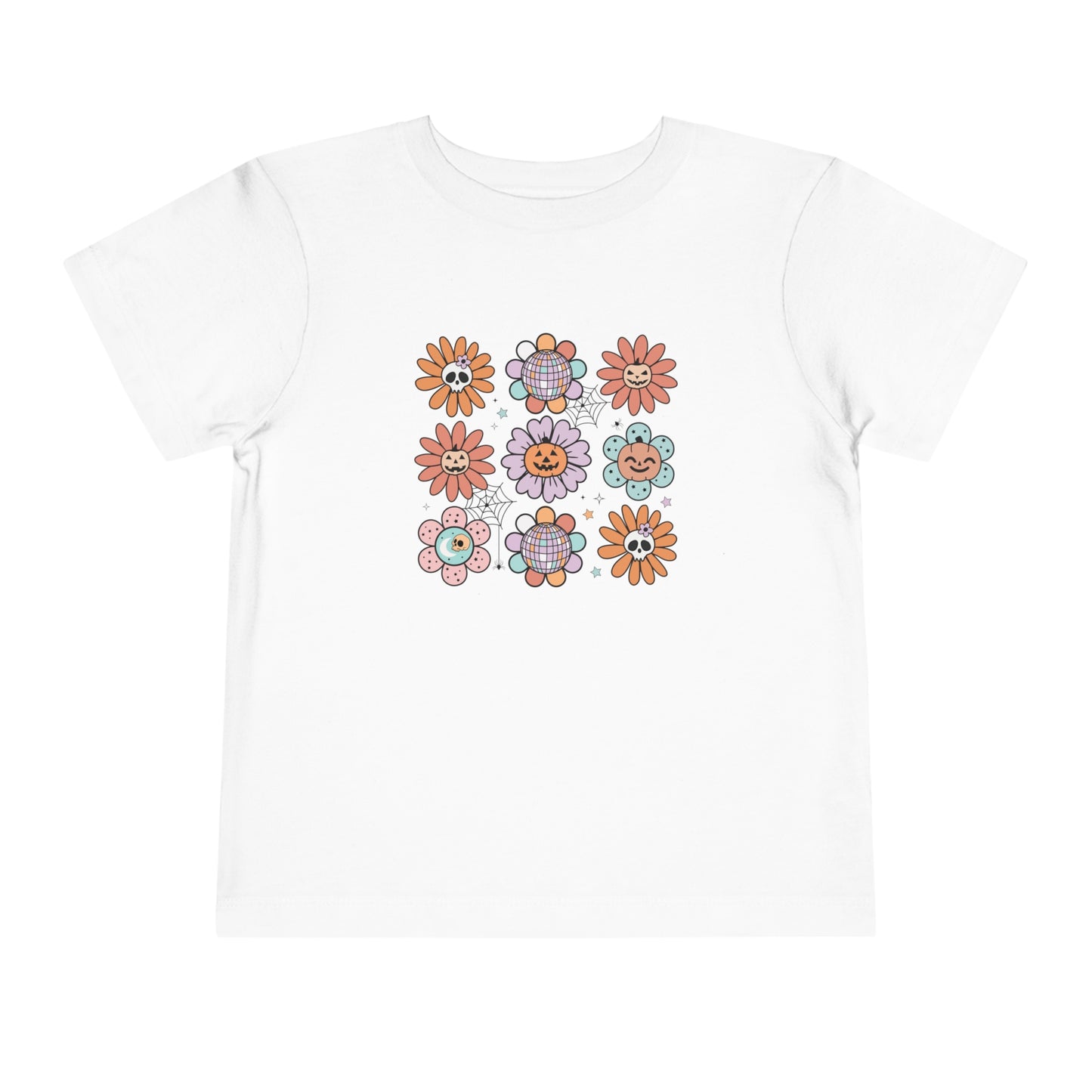 Retro Pumpkin Webbed Tee - Toddler