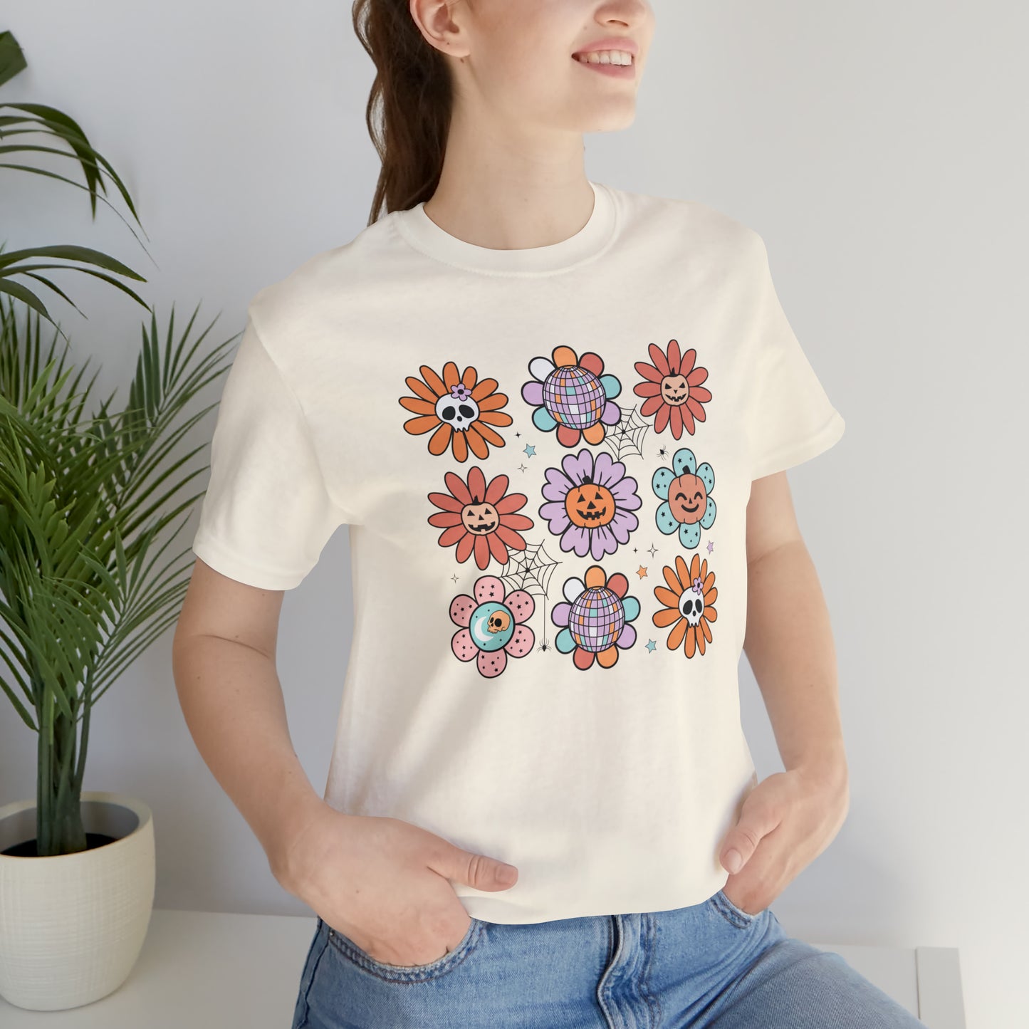 Retro Pumpkin Webbed Tee - Adult
