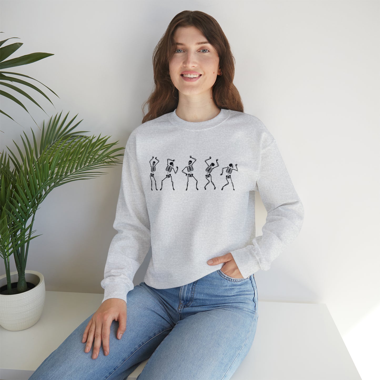 Skeleton Groove Crewneck