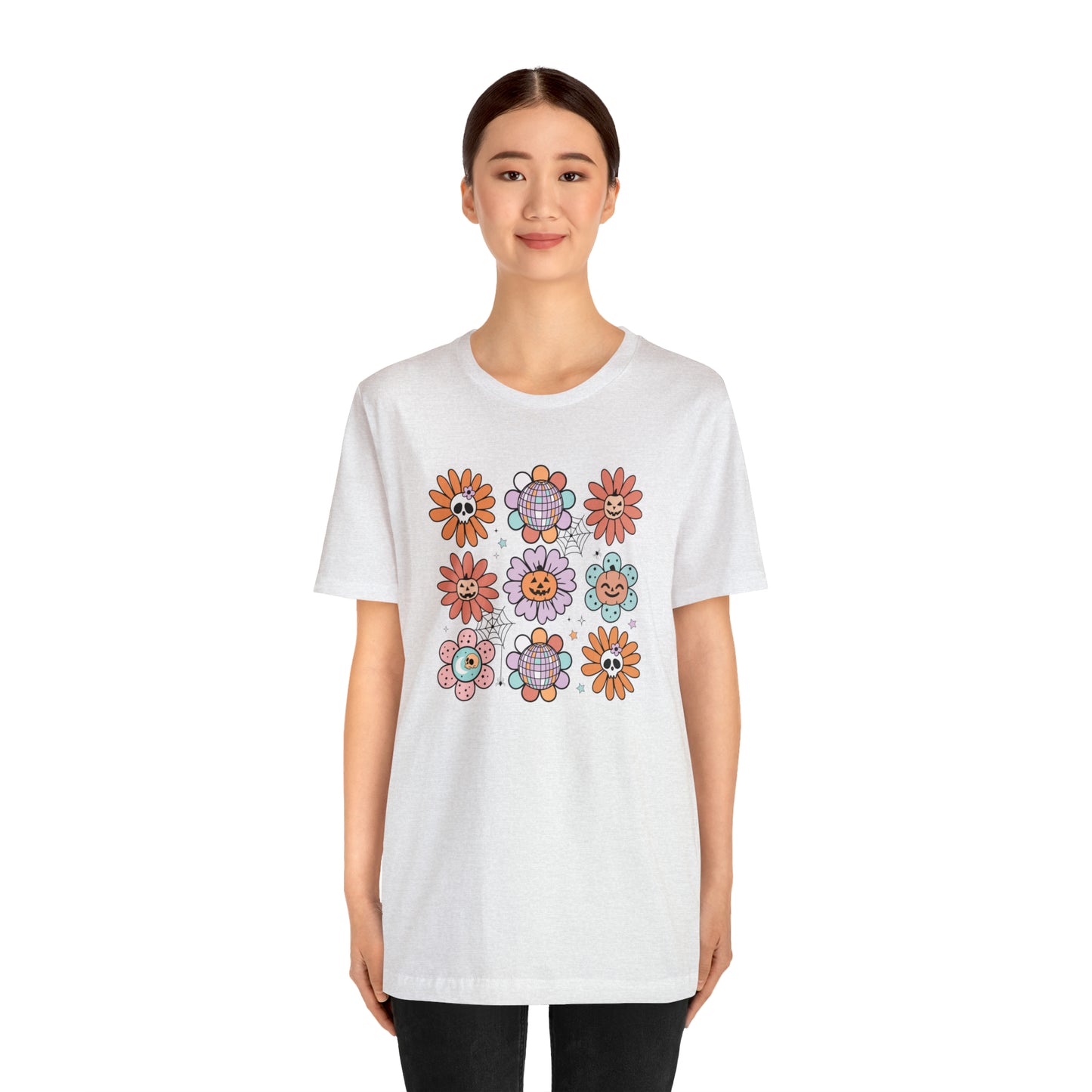 Retro Pumpkin Webbed Tee - Adult