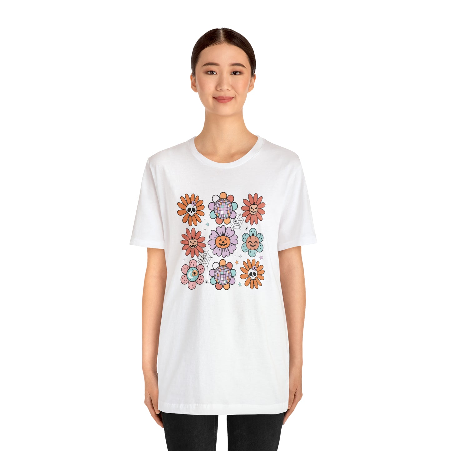 Retro Pumpkin Webbed Tee - Adult