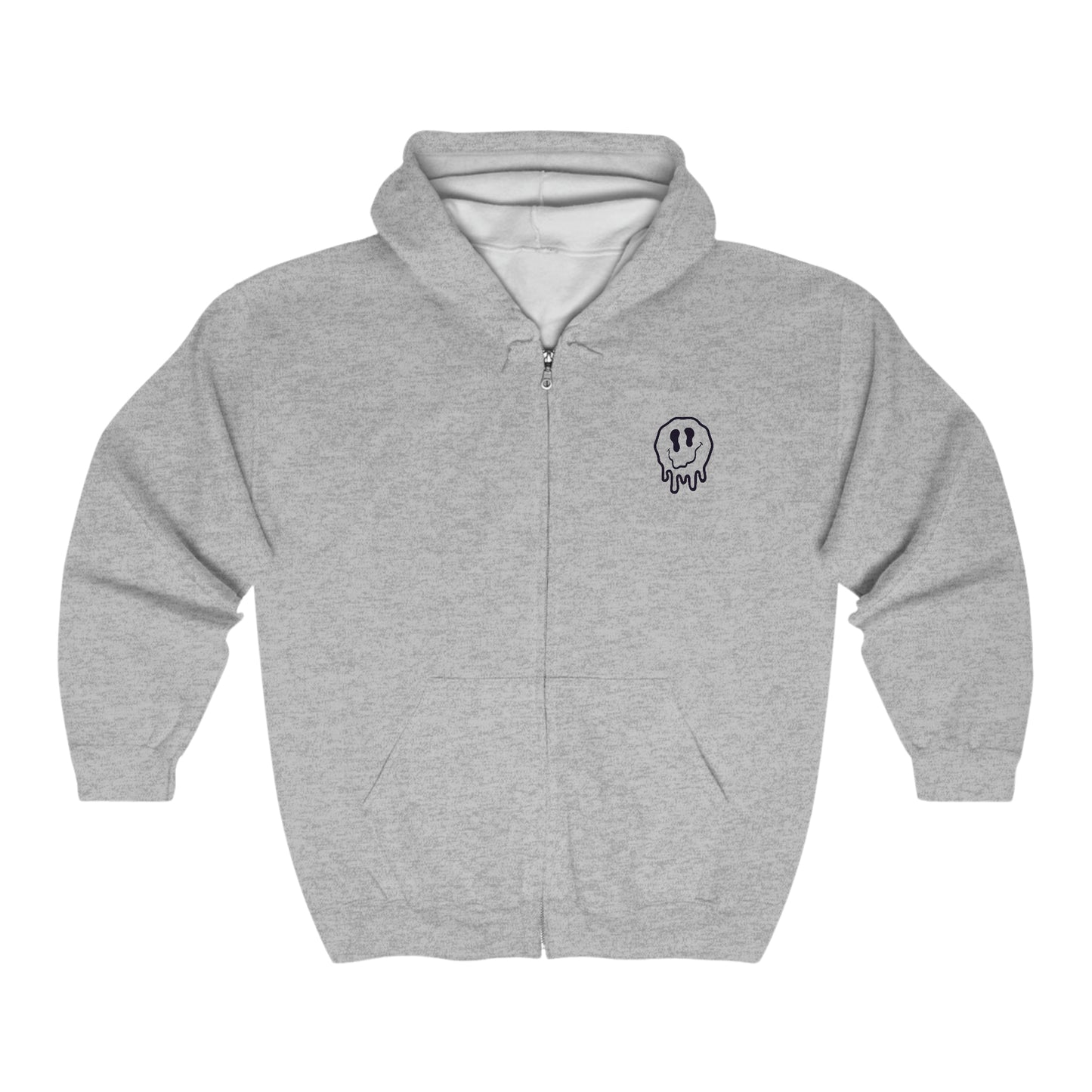 "Smiley Mom Zip-Up" - Overstimulated Mom’s Club Edition