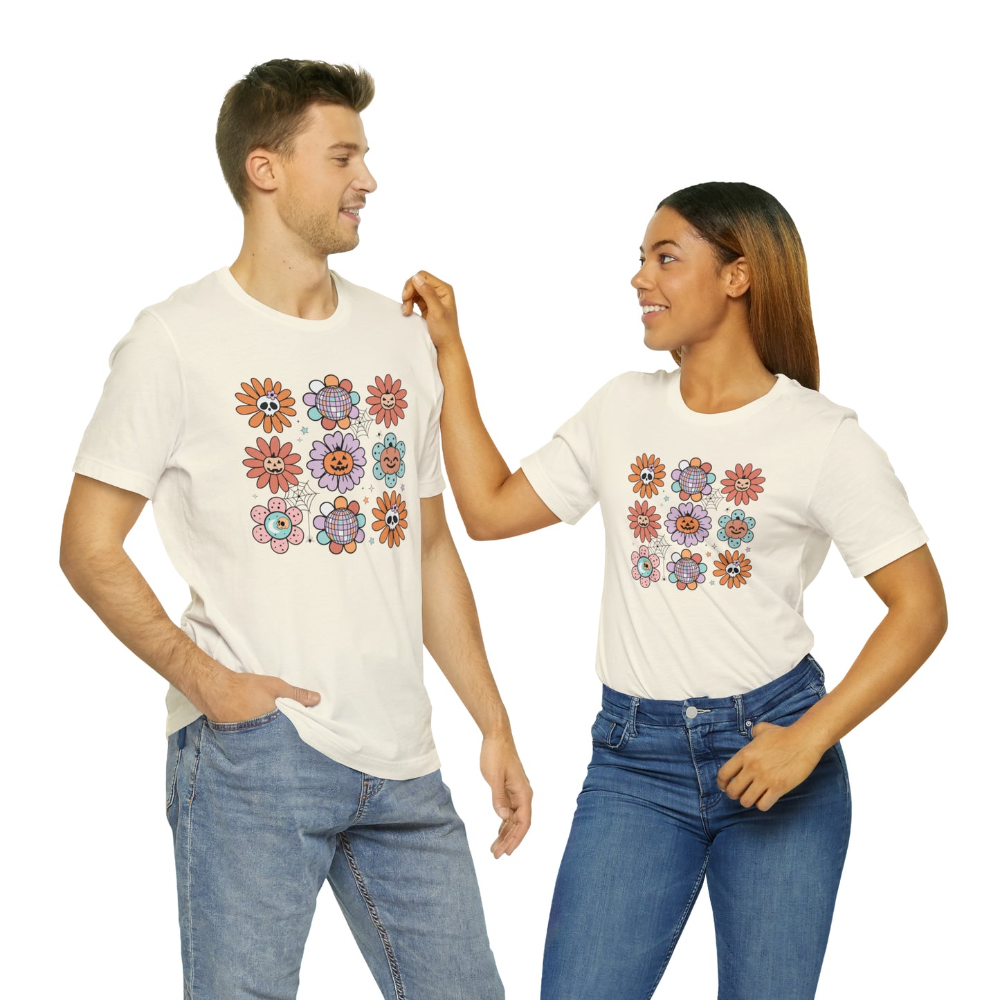 Retro Pumpkin Webbed Tee - Adult