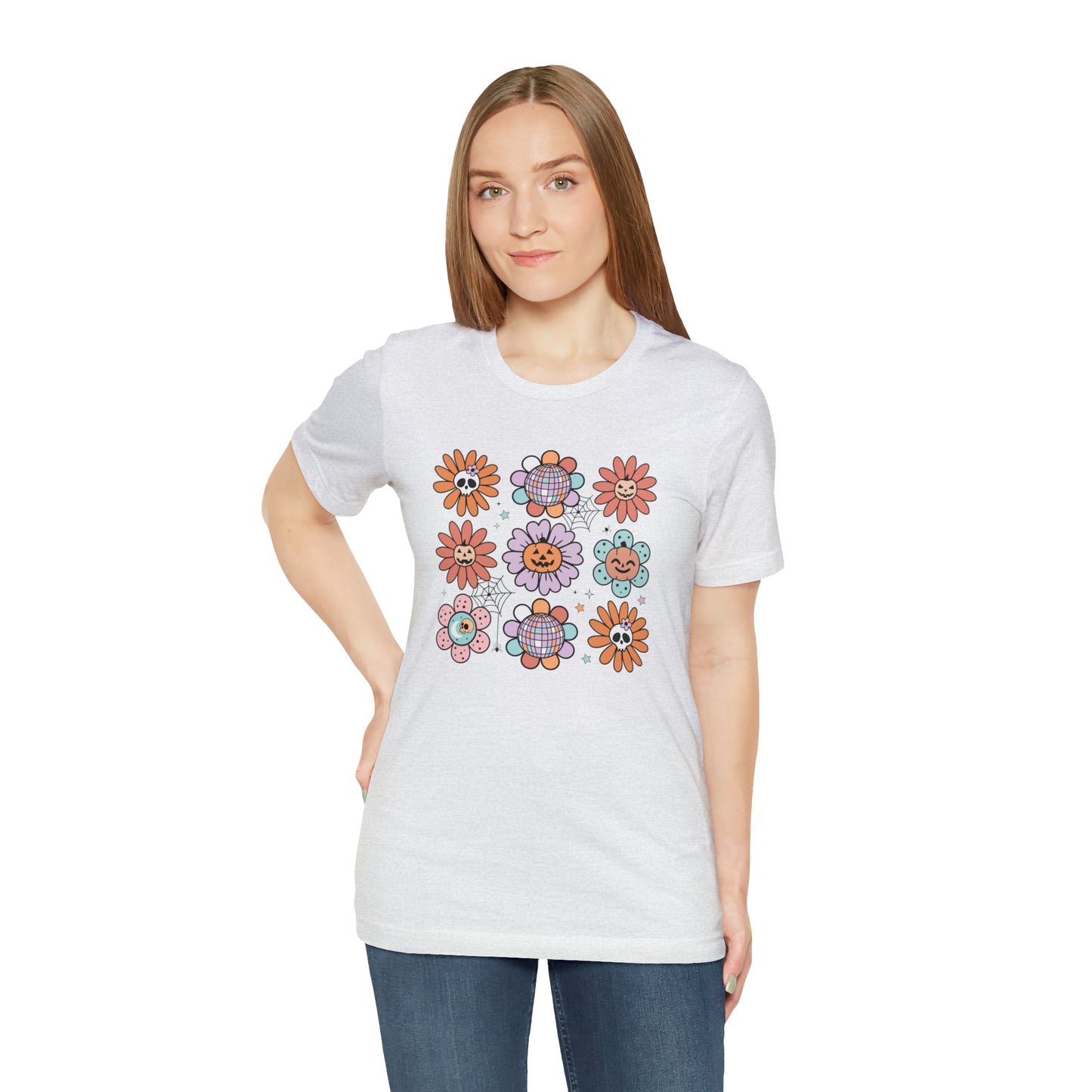 Retro Pumpkin Webbed Tee - Adult