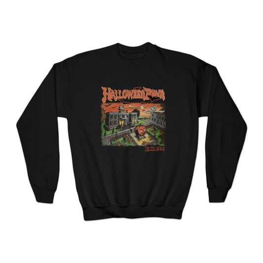 Halloweentown Square Youth Crewneck Sweatshirt