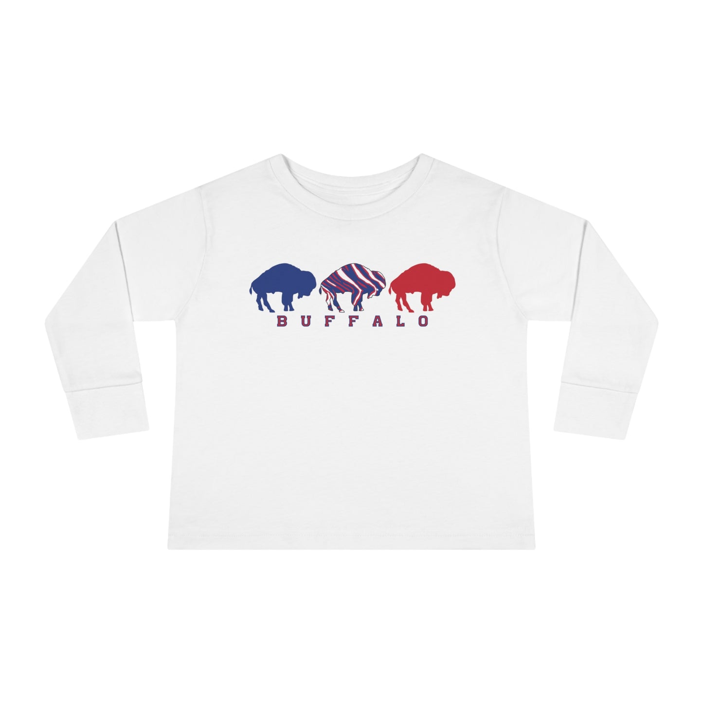 "Buffalo Mini March" Toddler Long Sleeve Tee