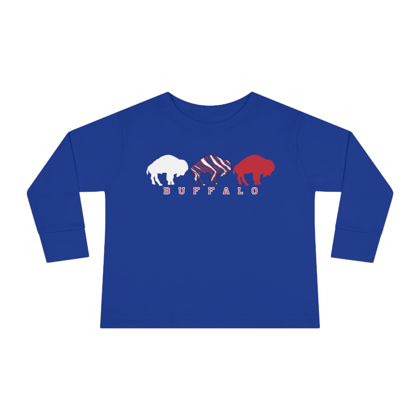 "Buffalo Mini March" Toddler Long Sleeve Tee