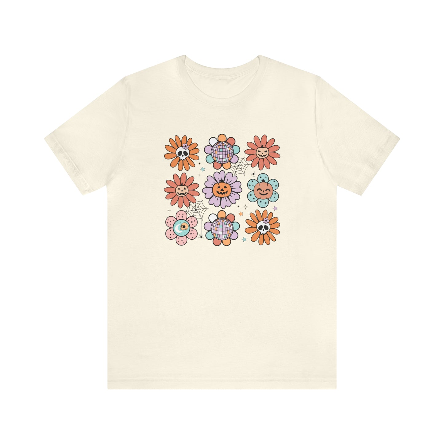 Retro Pumpkin Webbed Tee - Adult