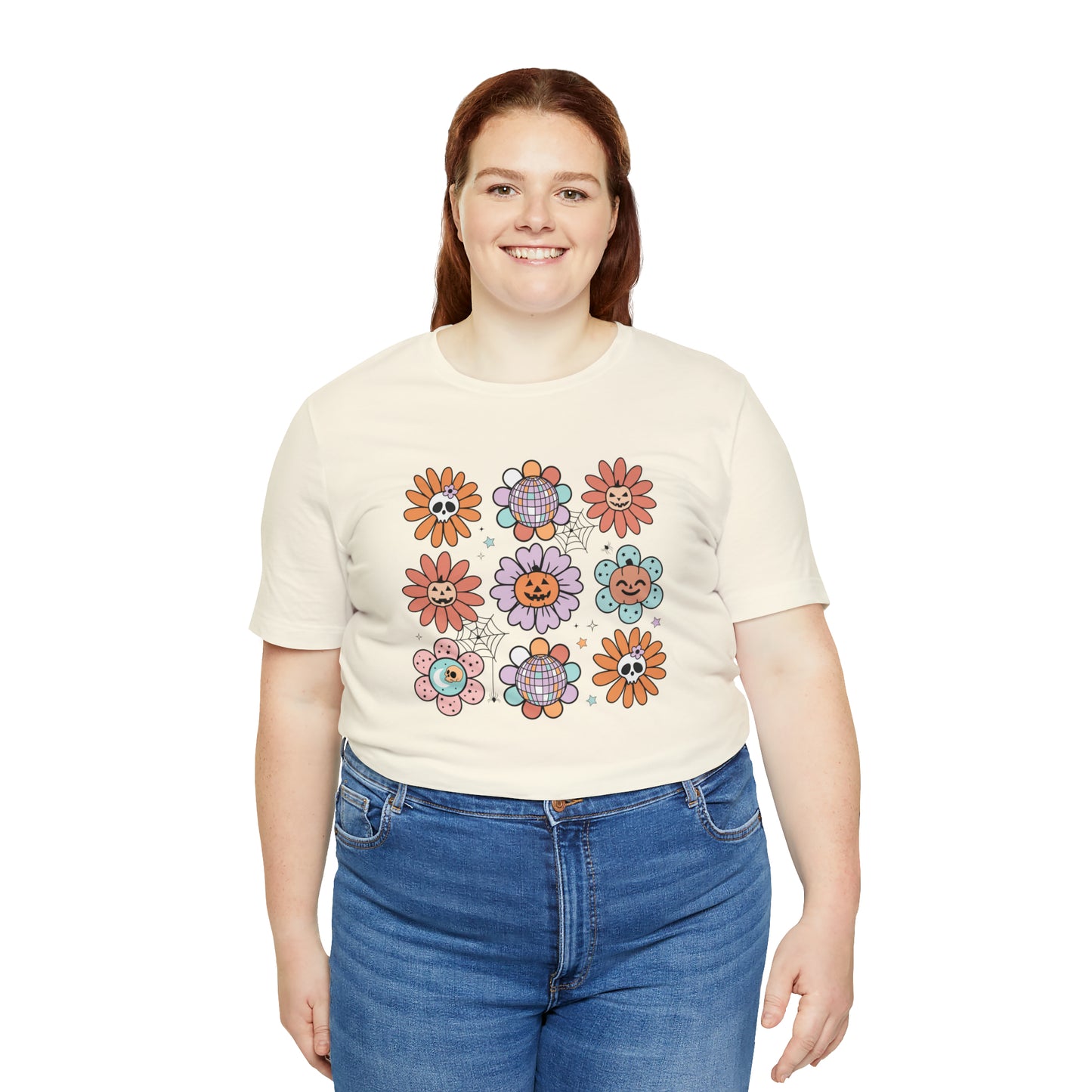 Retro Pumpkin Webbed Tee - Adult