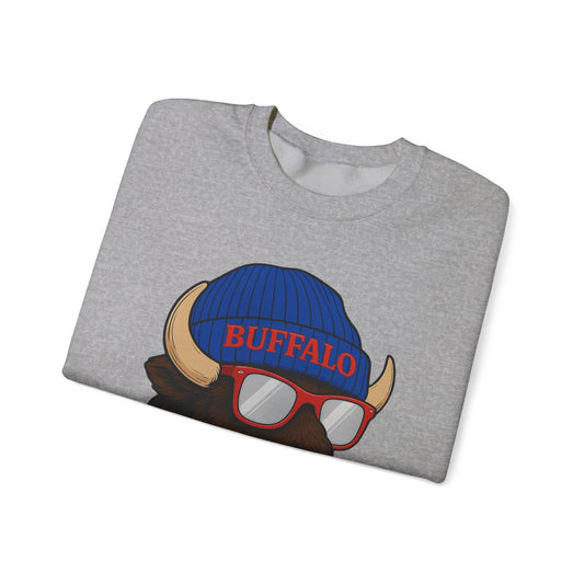 Buffalo Sweatshirt | Bison Crewneck | Buffalo Bills Fan Gift | Cool Buff Graphic Pullover