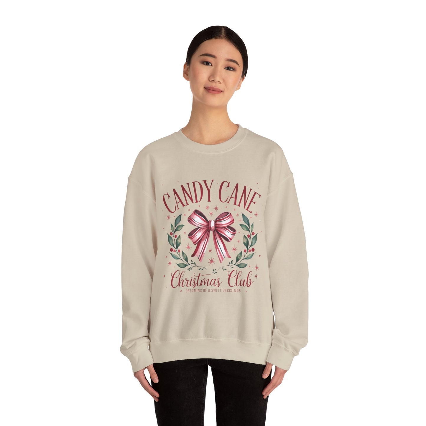 Christmas Candy Cane Club Sweatshirt