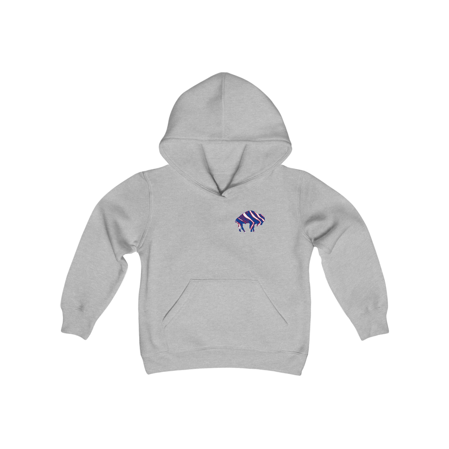 "Buffalo Pride" Youth Heavy Blend Hooded Sweatshirt