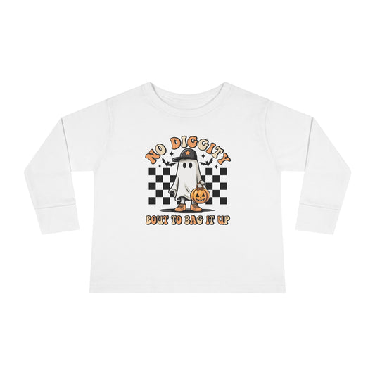 No Diggity Toddler Long Sleeve Tee