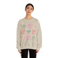 Holiday Festive Sweatshirt with Bows and Santas