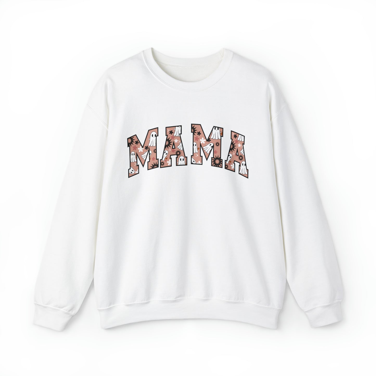 "Mama's Spooky Blossom" Unisex Crewneck Sweatshirt