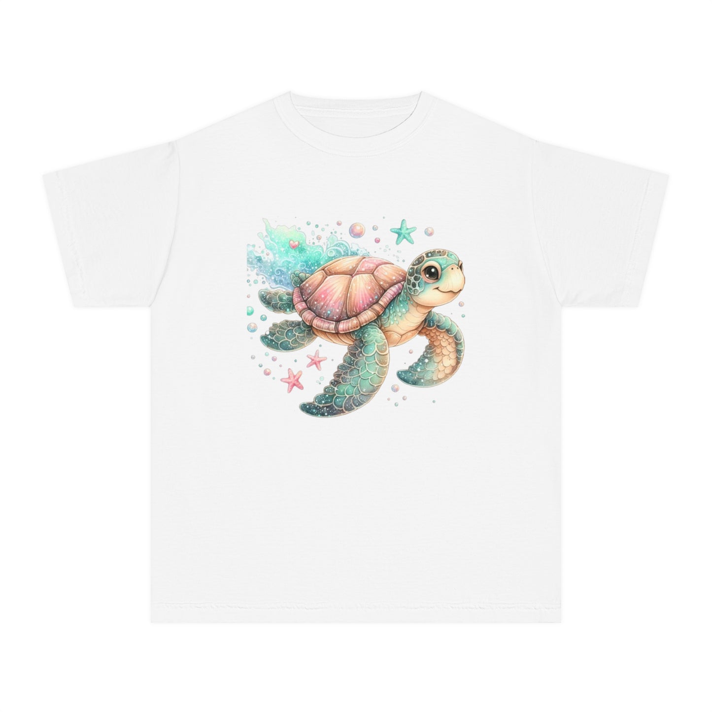 Kids Sea Turtle Adventure Tee - Youth Midweight T-Shirt for Ocean Lovers