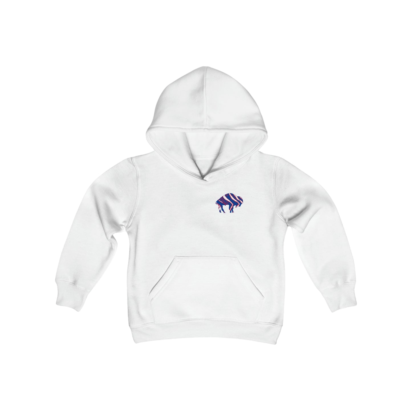 "Buffalo Pride" Youth Heavy Blend Hooded Sweatshirt