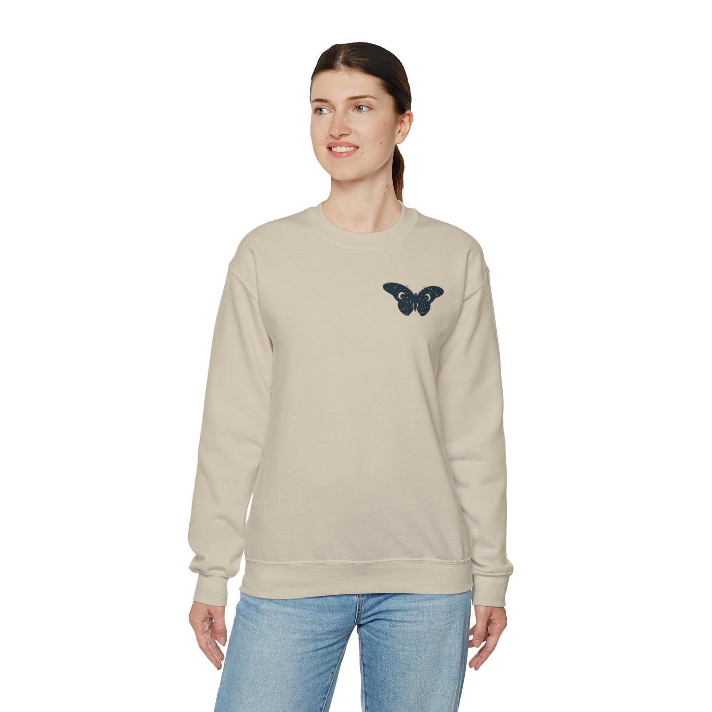 Lunar Butterfly Unisex Crewneck Sweatshirt