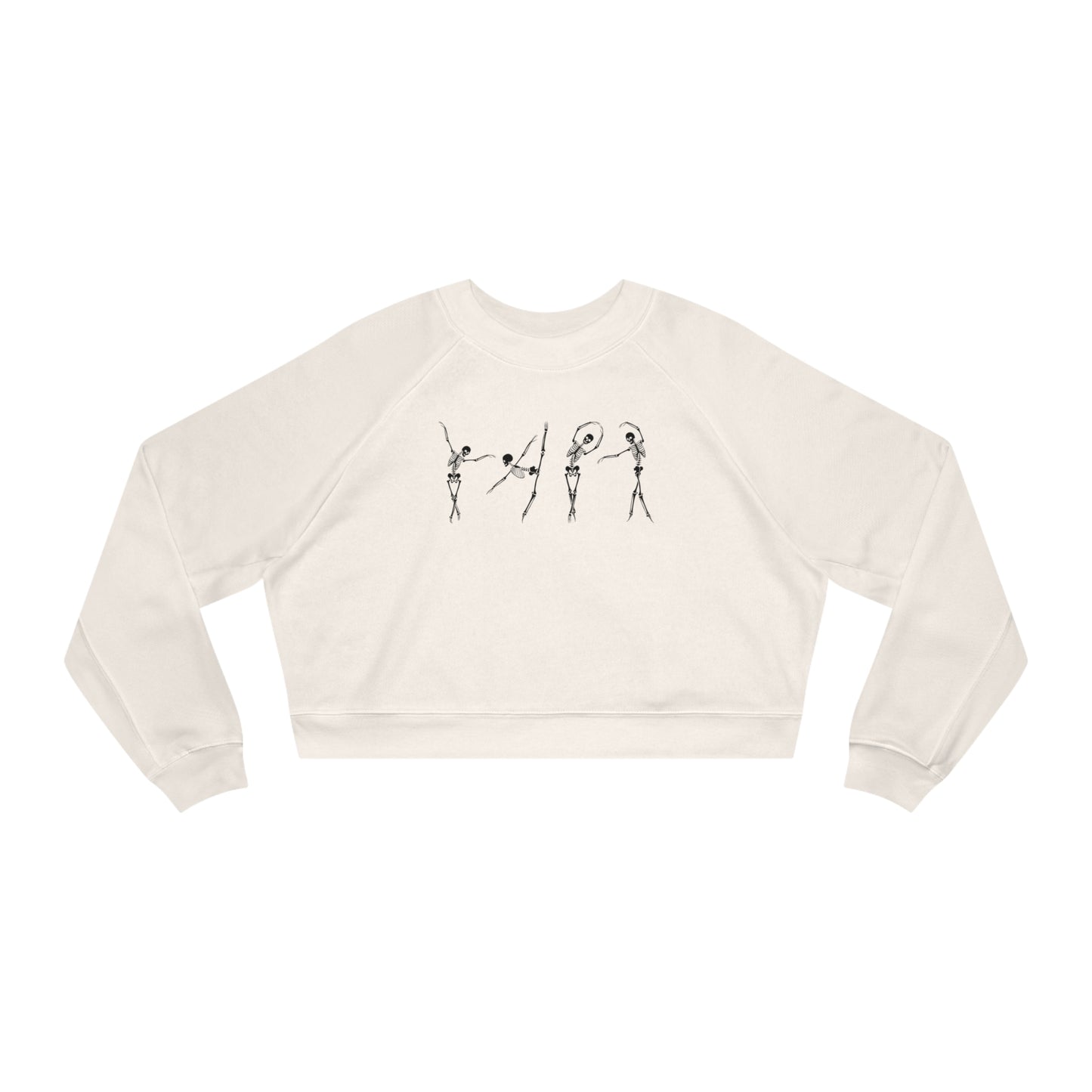 Ballerina Bones Women's Cropped Fleece Pullover