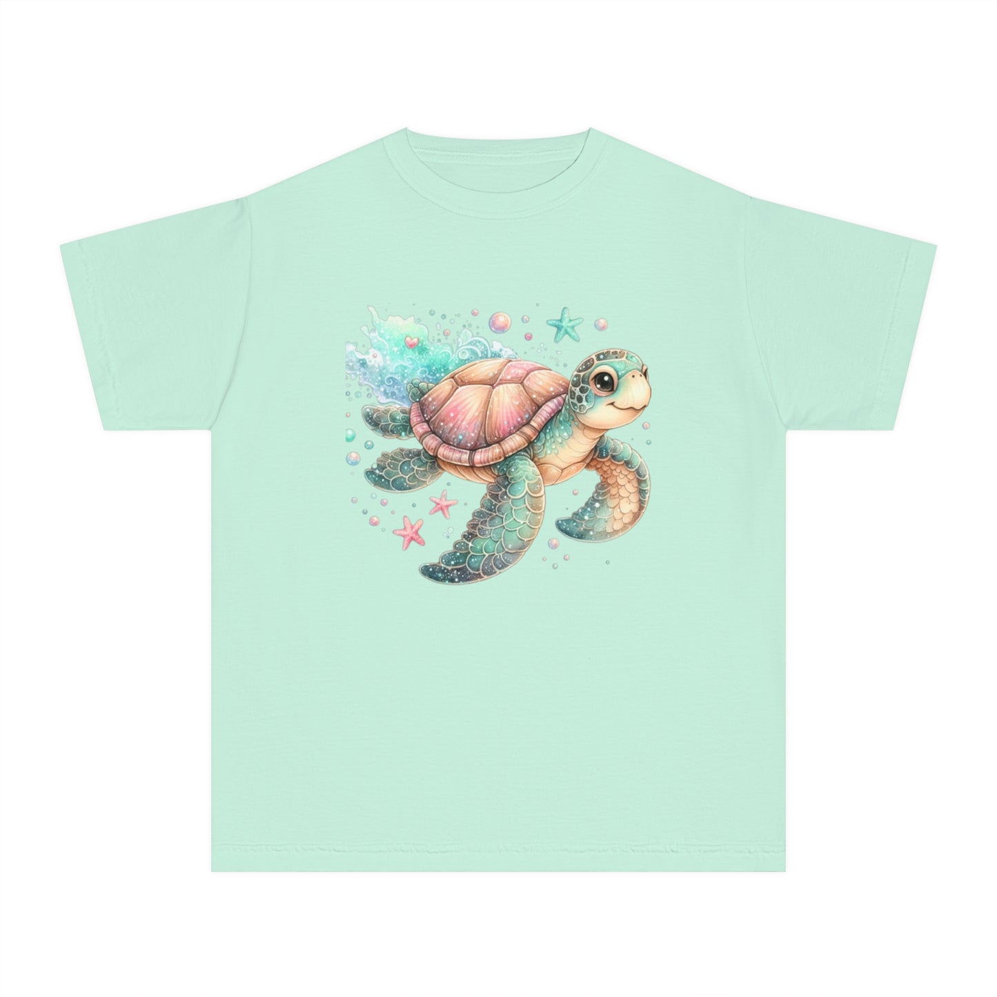 Kids Sea Turtle Adventure Tee - Youth Midweight T-Shirt for Ocean Lovers