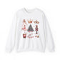 Crewneck Sweatshirt Elegant Nutcracker Ballet Christmas Theme