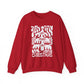 Boho Christmas Tree Sweatshirt - Joy Peace Love Christmas