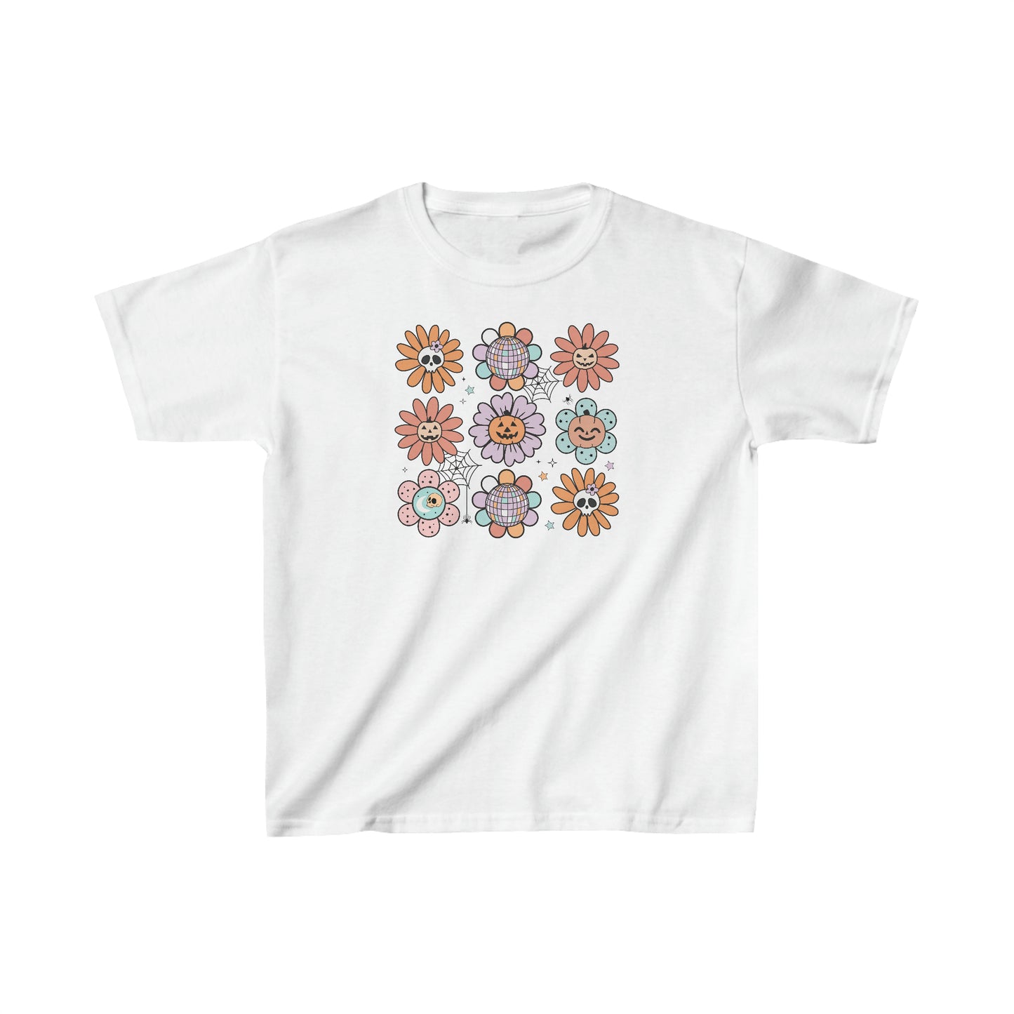 Retro Pumpkin Webbed Tee - Youth