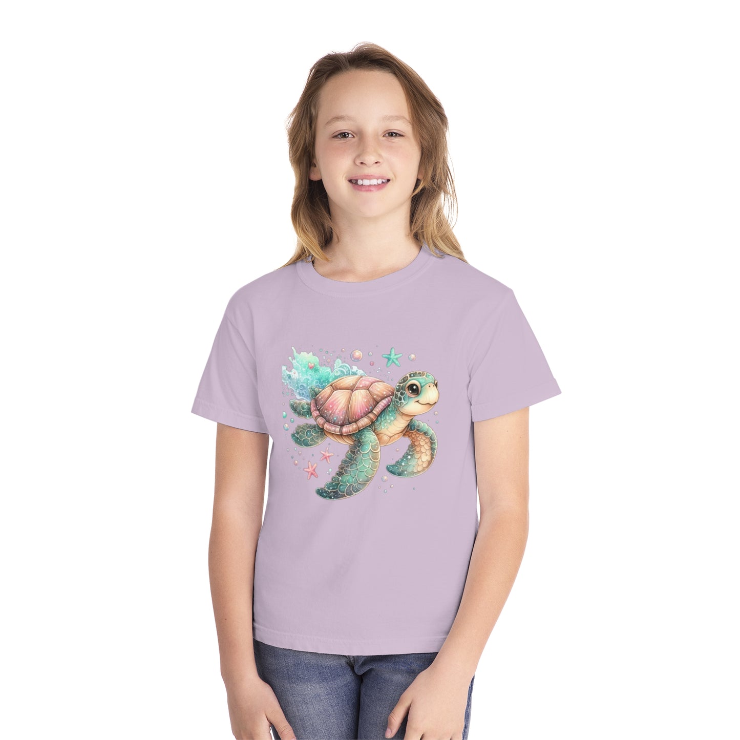 Kids Sea Turtle Adventure Tee - Youth Midweight T-Shirt for Ocean Lovers