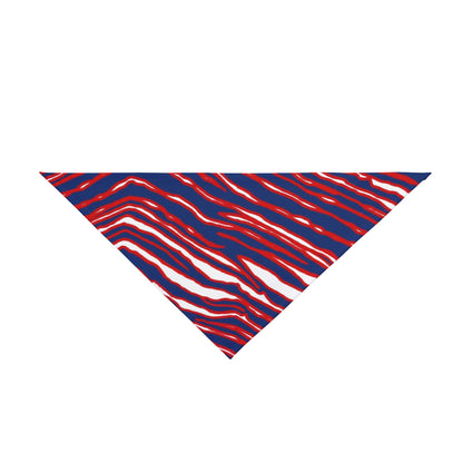 Buffalo Bills Pet Bandana - Zubaz Print Style